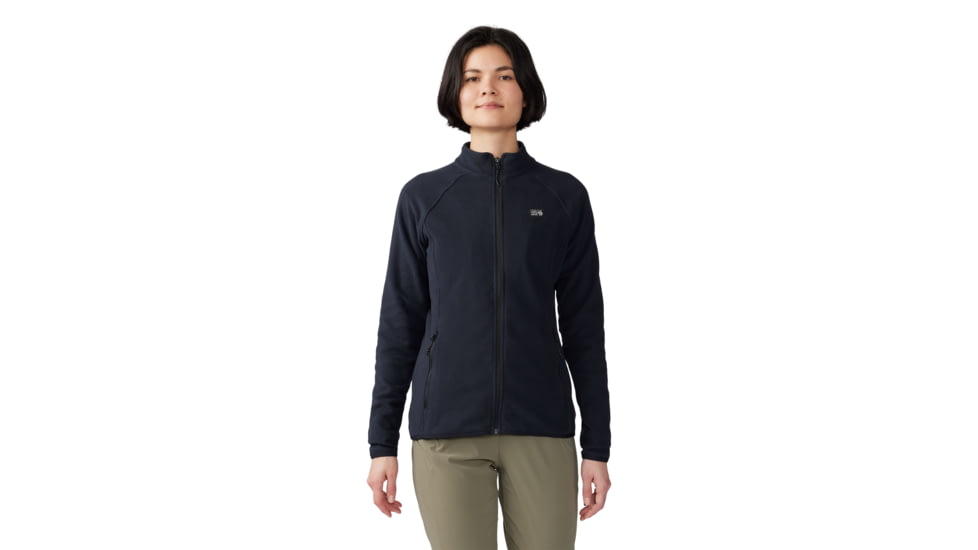 Mountain Hardwear Microchill Full Zip Jacket - Women's, Black, REGxLH, 2104881-010-XL
