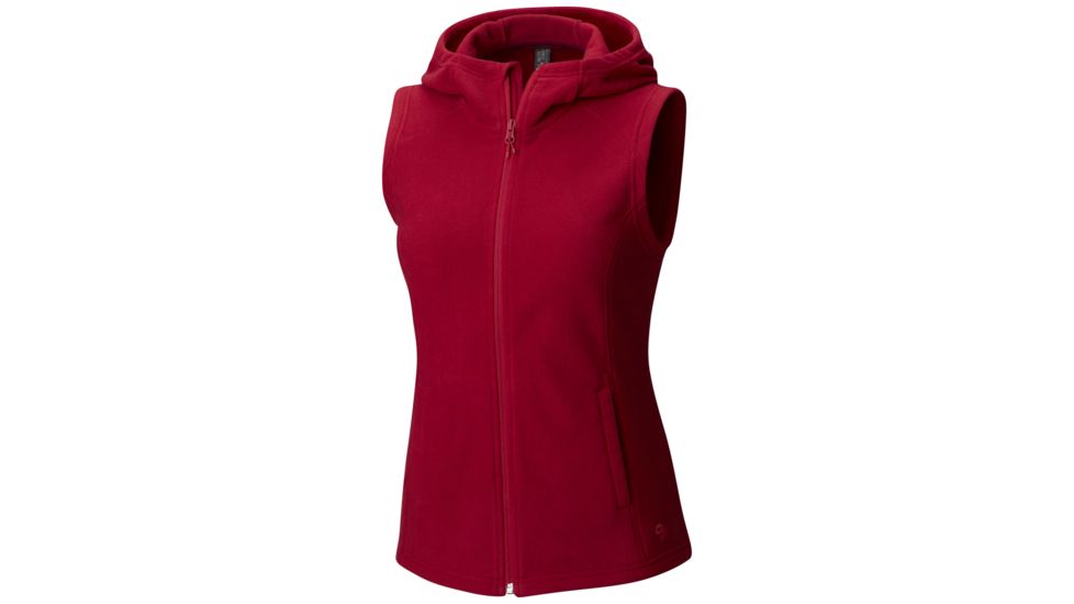 Mountain Hardwear MicroChill Hooded Fleece Vest - Womens, Cranstand, Large, 1732861623-L