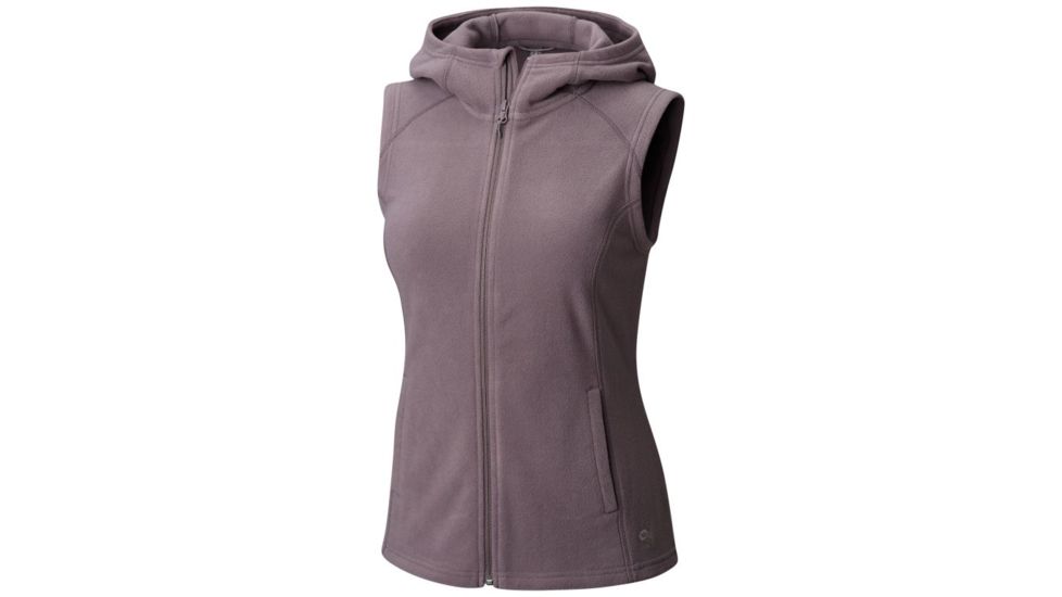 Mountain Hardwear MicroChill Hooded Fleece Vest - Womens, Purple Dusk, Small, 1732861579-S