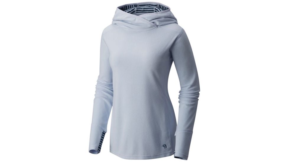Mountain Hardwear Microchill Lite Pullover Hood - Women's, Atmosfear, XL 1677621583-XL