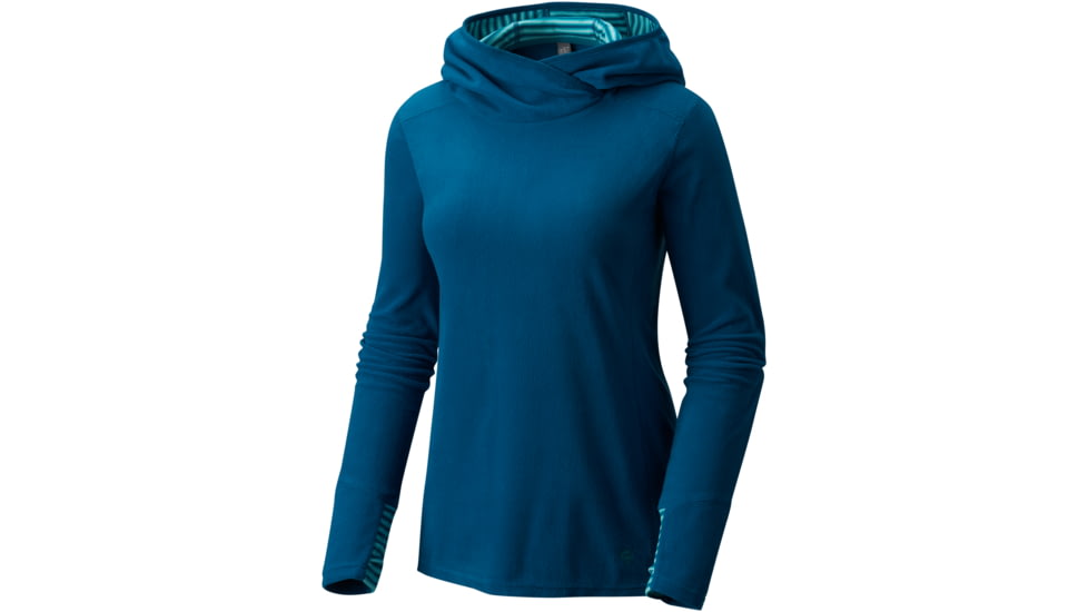 Mountain Hardwear Microchill Lite Pullover Hoody - Women's-Dark River-Small