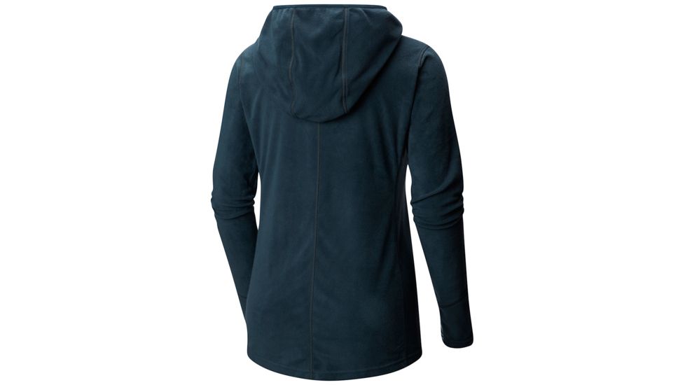 Mountain Hardwear MicroChill Lite Pullover Hoody - Womens, Blue Spruce, Extra Small, 1677621310-XS