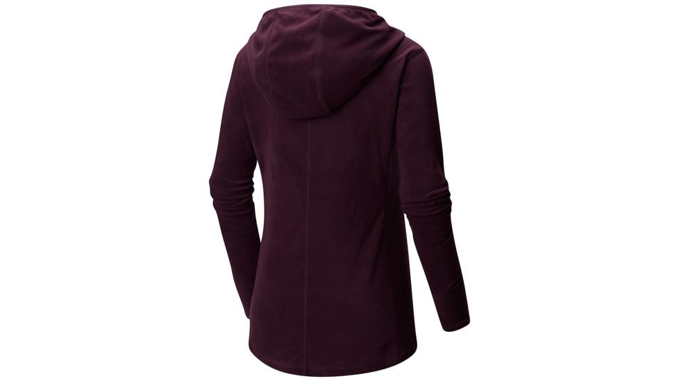 Mountain Hardwear MicroChill Lite Pullover Hoody - Womens, Dark Tannin, Medium, 1677621509-M