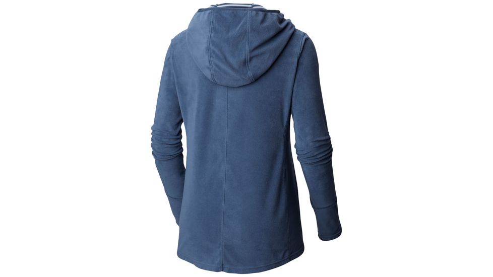 Mountain Hardwear MicroChill Lite Pullover Hoody - Womens, Zinc, Small, 1677621492-S