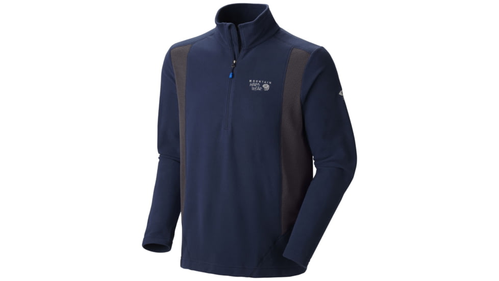 Mountain Hardwear MicroChill Tech Zip-T - Men's-Collegiate Navy-Small