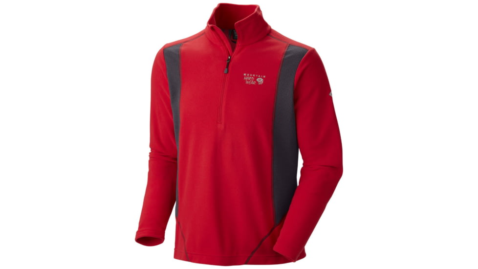 Mountain Hardwear MicroChill Tech Zip-T - Men's-Mountain Red-XX-Large