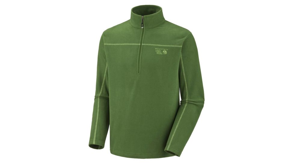 Mountain Hardwear MicroChill Zip LS Clearance - Men's-Jungle-Medium