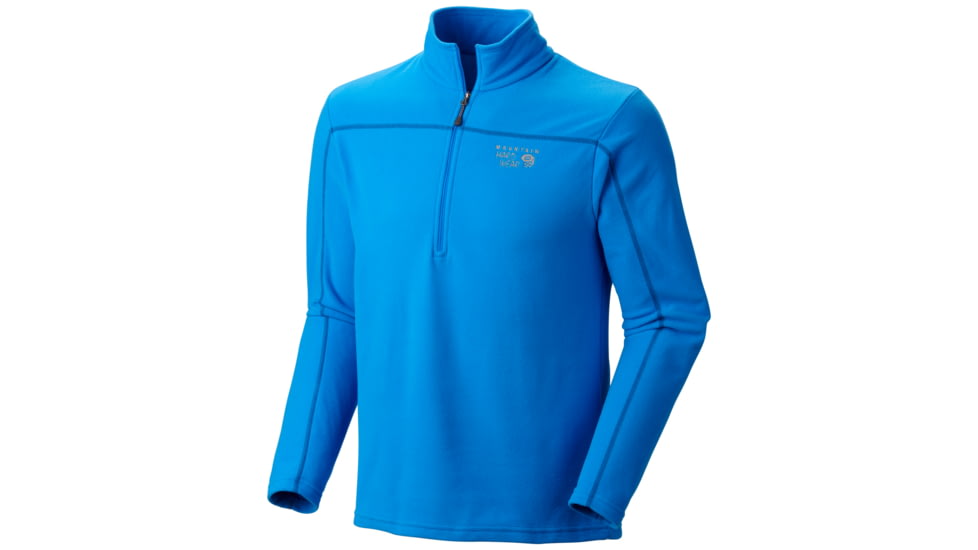 Mountain Hardwear Microchill Zip T Clearance - Men's-Hyper Blue-Medium