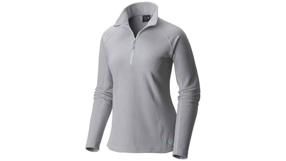 Mountain Hardwear MicroChill Zip T Long Sleeve Clearance - Women's-X-Small-Steam
