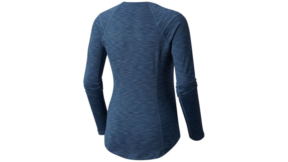 Mountain Hardwear Mighty Stripe Long Sleeve T - Women's, Zinc, XL 1648631492-XL