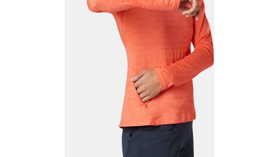 Mountain Hardwear Mighty Stripe Long Sleeve T - Womens, Solstice Red, Medium, 1847611804-M