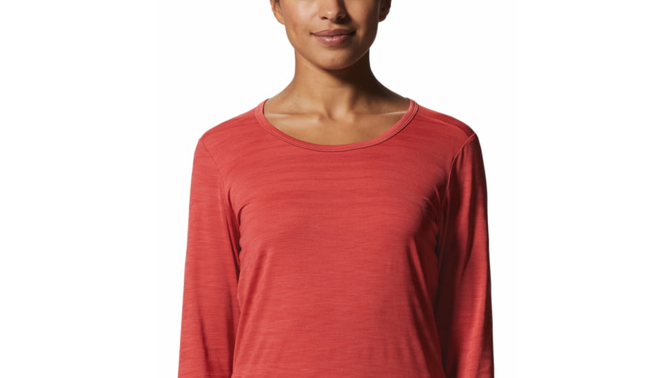 Mountain Hardwear Mighty Stripe Long Sleeve Top - Womens, Calla, Small, 2027941644-Calla-S