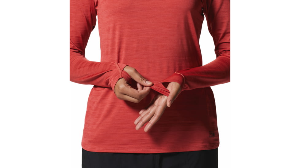 Mountain Hardwear Mighty Stripe Long Sleeve Top - Womens, Calla, Small, 2027941644-Calla-S