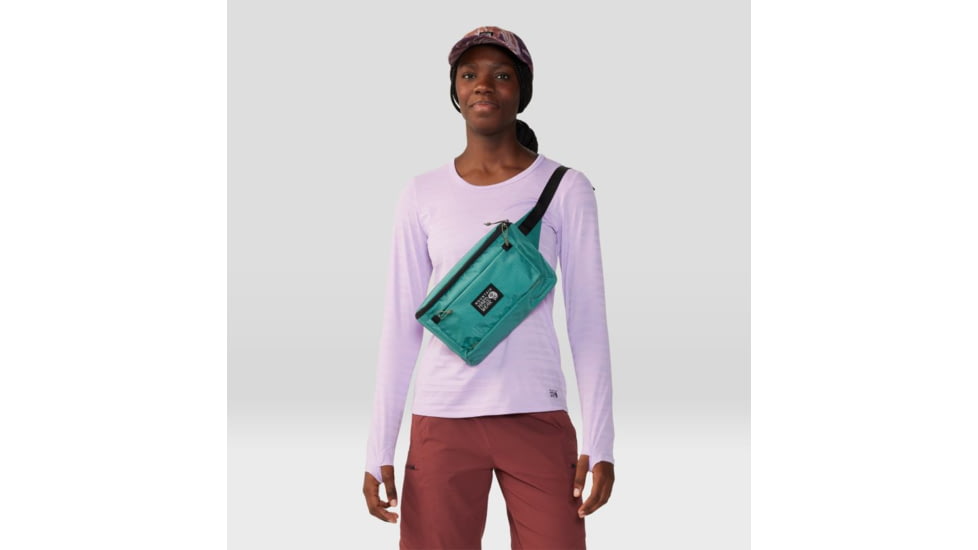 Mountain Hardwear Mighty Stripe Long Sleeve Top - Womens, Wisteria, Small, 2027941567-S