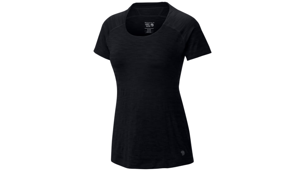 Mountain Hardwear Mighty Stripe Short Sleeve T - Women's-Black-Medium