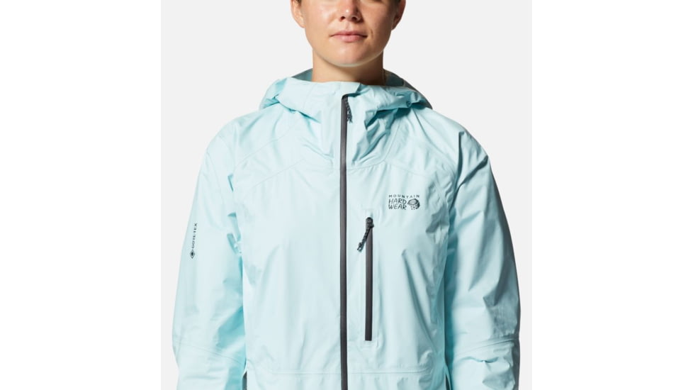 Mountain Hardwear Minimizer Gore-Tex Paclite Plus Jacket - Womens, Pale Ice, Extra Large, 2024671428-XL