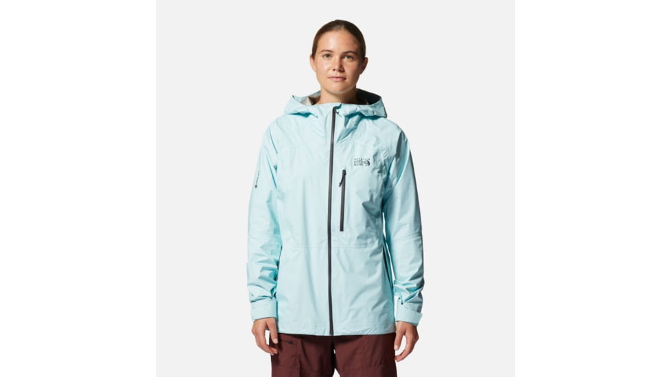 Mountain Hardwear Minimizer Gore-Tex Paclite Plus Jacket - Womens, Pale Ice, Extra Large, 2024671428-XL