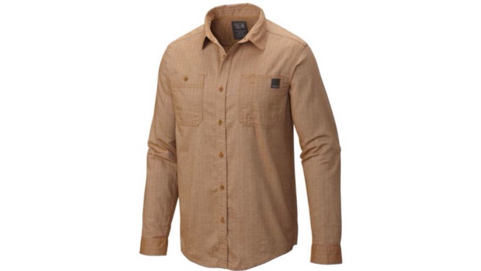 Mountain Hardwear Mittleman Long Sleeve Shirt - Men's-Golden Brown-Medium