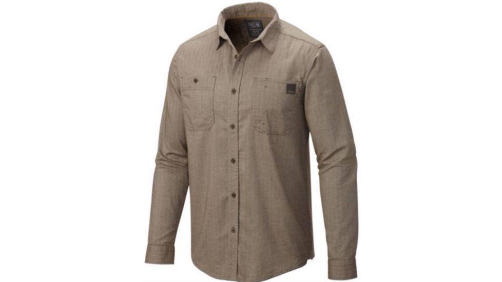 Mountain Hardwear Mittleman Long Sleeve Shirt - Men's-Peatmoss-X-Large