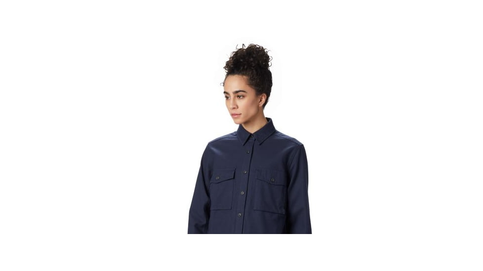 Mountain Hardwear Moiry Shirt Jacket - Women's, Dark Zinc, Medium, OL8189406-M
