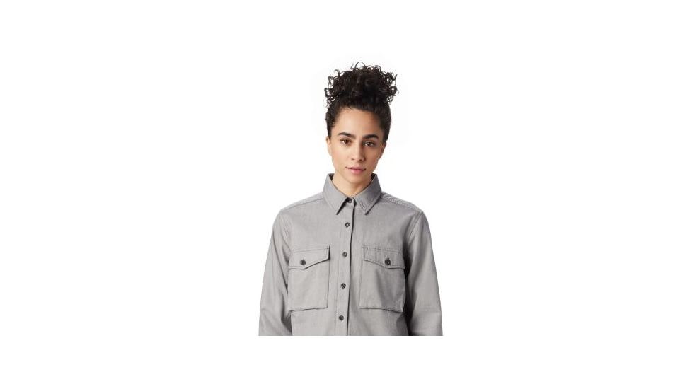 Mountain Hardwear Moiry Shirt Jacket - Womens, Heather Graphit, Small, 1864081053-S