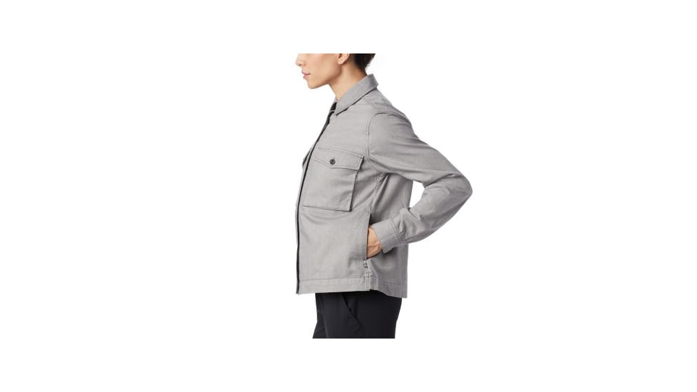 Mountain Hardwear Moiry Shirt Jacket - Womens, Heather Graphit, Small, 1864081053-S