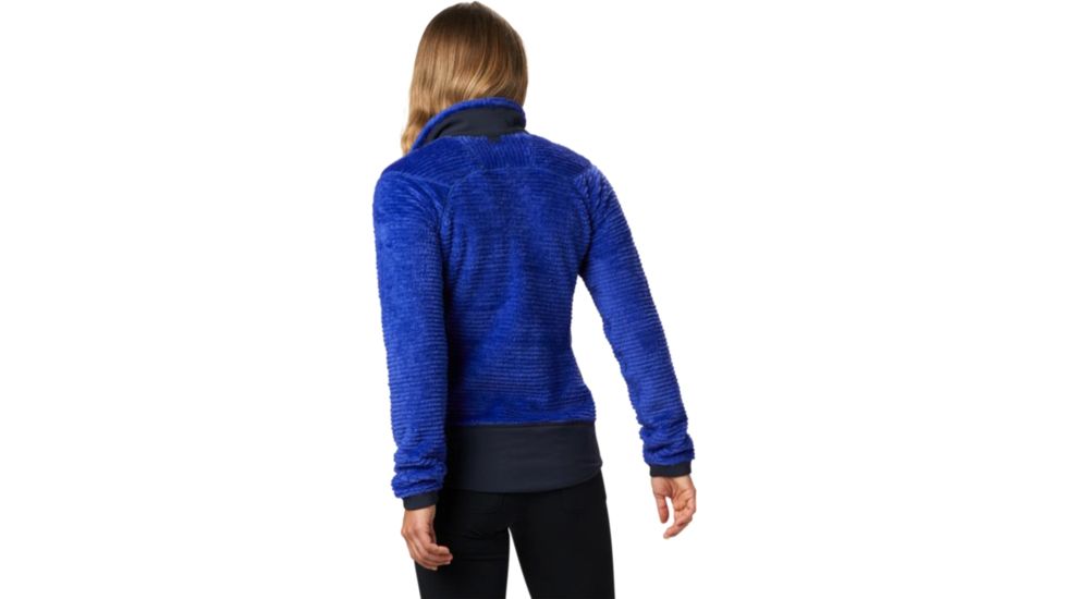 Mountain Hardwear Monkey Fleece Pullover - Womens, Blue Print, Large, 1824781516-L