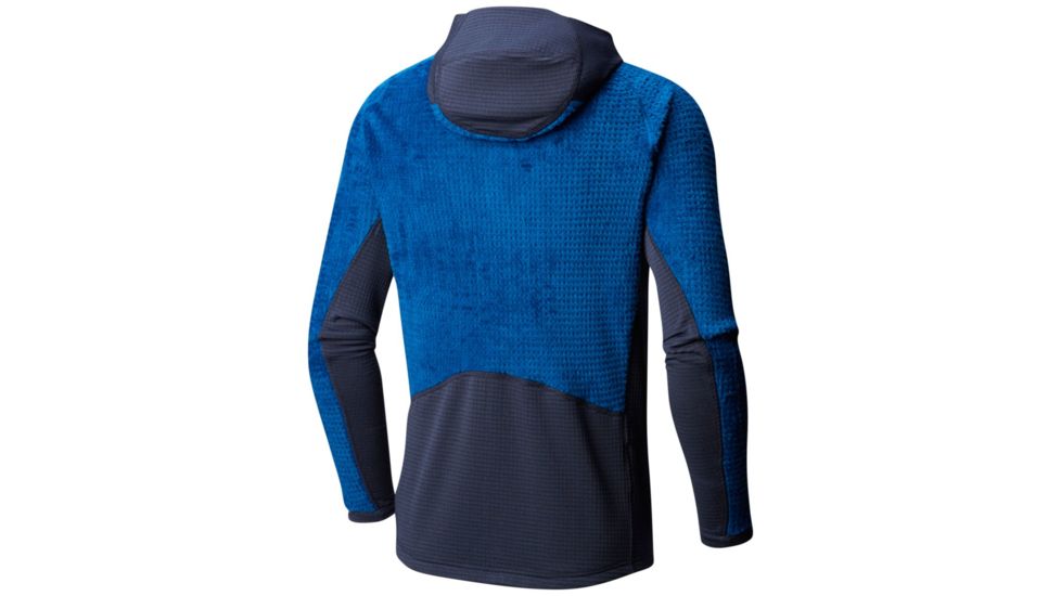 Mountain Hardwear Monkey Man Grid Hooded Jacket, Nightfall Blue, XXL, 1793001448-XXL