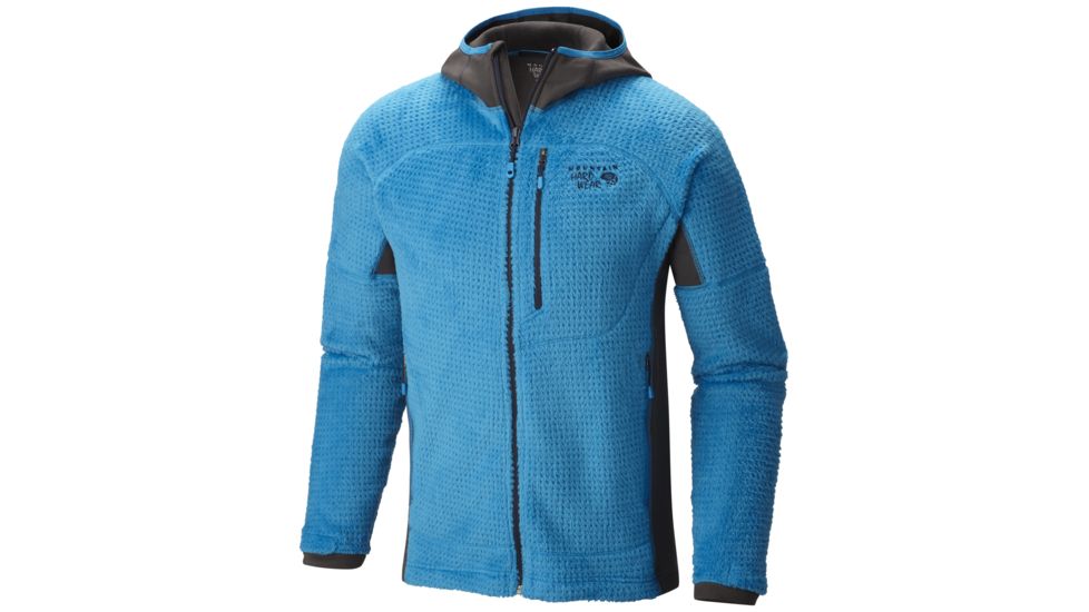 Mountain Hardwear Monkey Man Grid II Hooded Jacket - Men's-Dark Compass-XX-Large