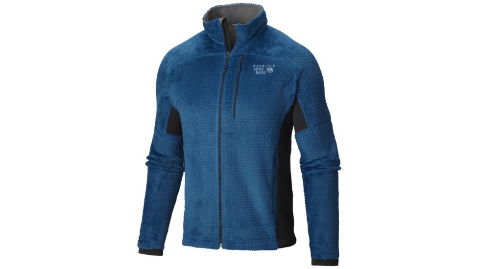 Mountain Hardwear Monkey Man Grid II Jacket - Mens-Phoenix Blue/Shark-Large