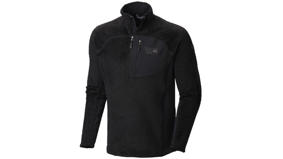 Mountain Hardwear Monkey Man Grid Pullover - Men's-Black-Large