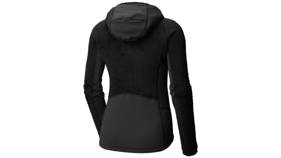 Mountain Hardwear Monkey Grid Hooded Jacket - Women's, Black, Extra Large, 1792951010-XL