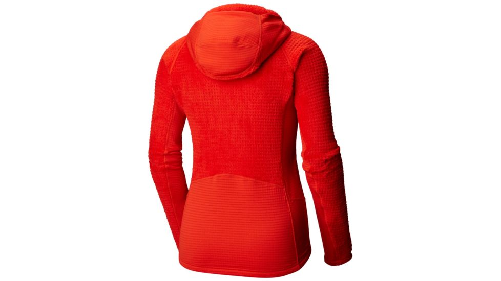Mountain Hardwear Monkey Woman Grid Hooded Jacket, Fiery Red, XL, 1792951636-XL