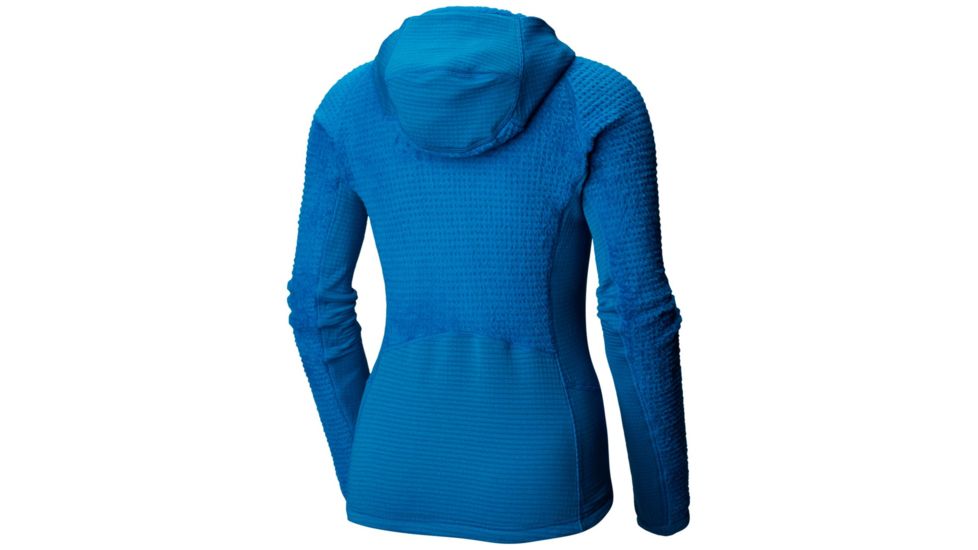 Mountain Hardwear Monkey Woman Grid Hooded Jacket, Prism Blue, XL, 1792951453-XL