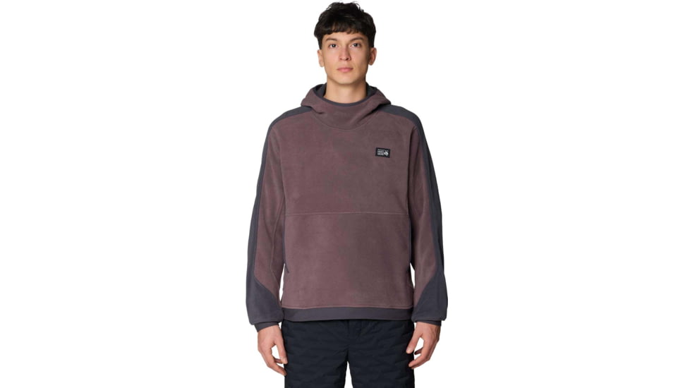 Mountain Hardwear Apres Pro Fleece Hoody - Men's, Purple Sage, Shark, L, 2166351574-574-L
