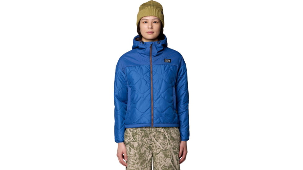 Mountain Hardwear Apres Pro Insulated Hooded Jacket - Women's, Berry Blue, L, 2131811488-488-L