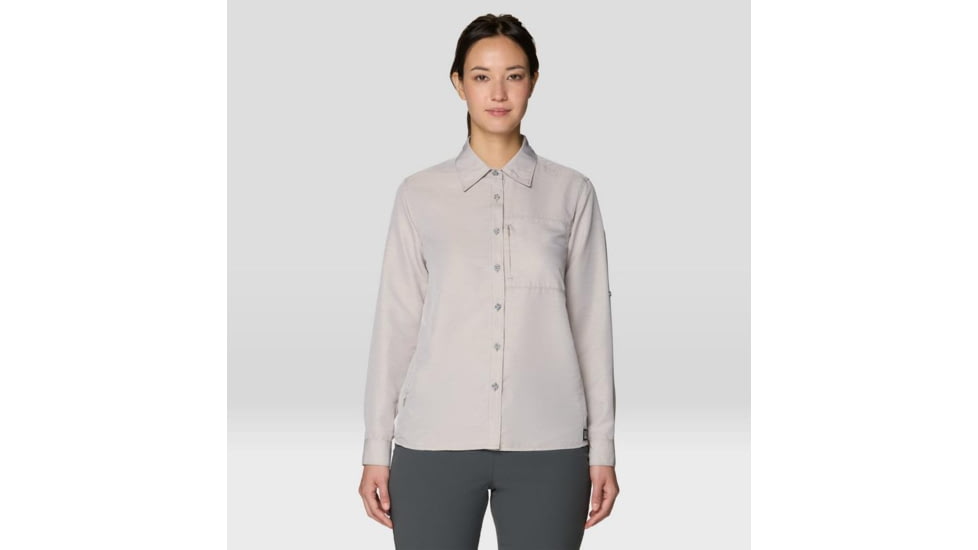 Mountain Hardwear Canyon Long Sleeve Shirts - Women's, Hemp, XL, 2110541-235-XL