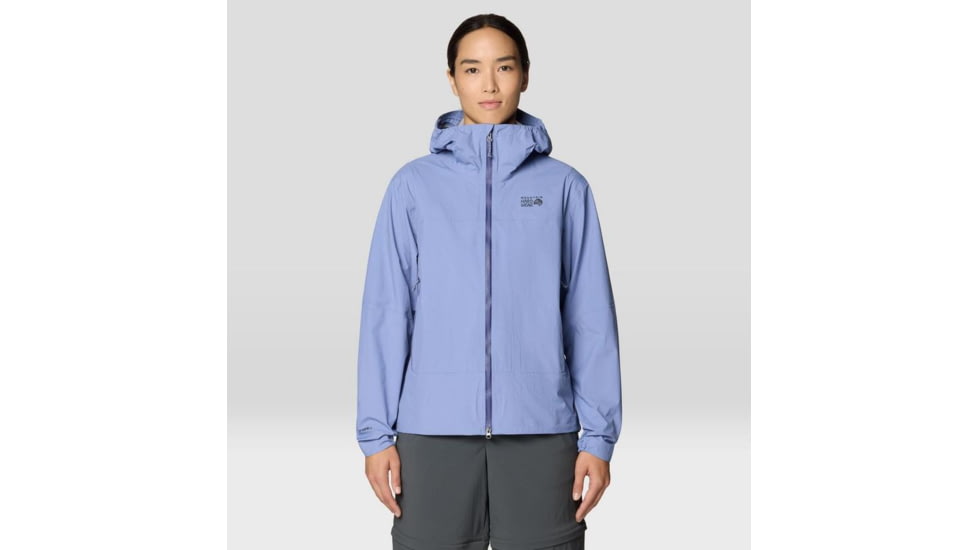 Mountain Hardwear Cloud Cipher Hooded Jacket - Women's, Best Coast Blue, L, 2146761448-448-L