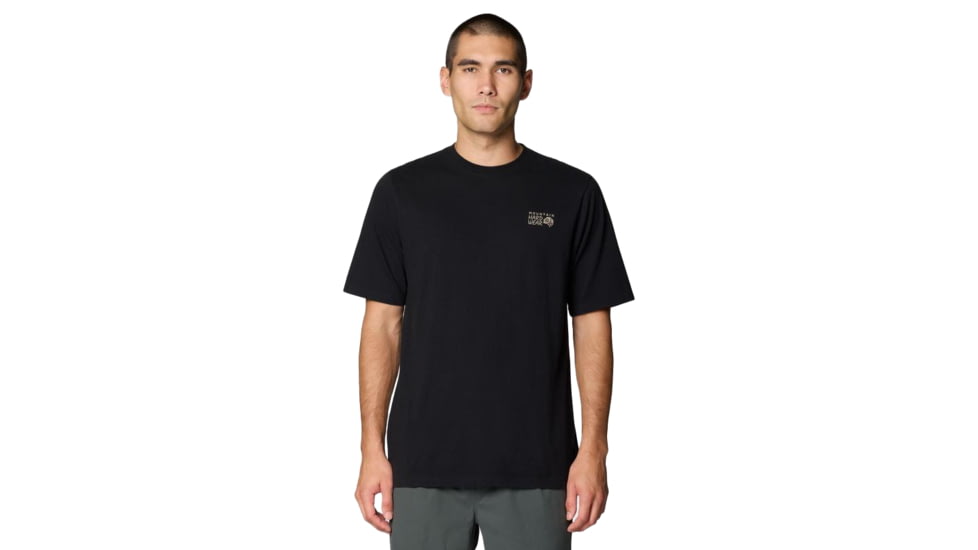 Mountain Hardwear Cottonwood Photo Short Sleeve Shirt - Men's, Black, M, 2149471-010-M