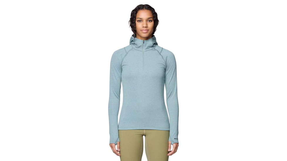 Mountain Hardwear Crater Lake Heavyweight Half Zip Hoody - Women's, 460, L, 2129571-460-L