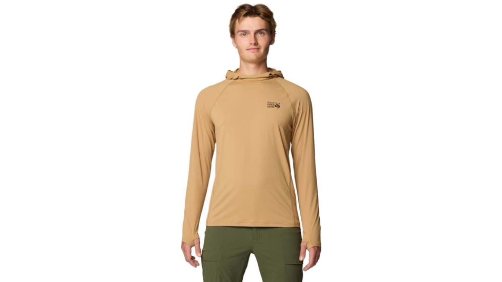 Mountain Hardwear Crater Lake Long Sleeve Hoody - Men's, Buck, XXL, 190423038121