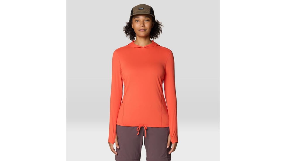Mountain Hardwear Crater Lake Long Sleeve Hoody - Women's, Aspect, S, 1829681-461-S