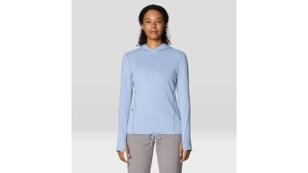 Mountain Hardwear Crater Lake Long Sleeve Hoody - Women's, Beach Breeze, XL, 1829681-471-XL