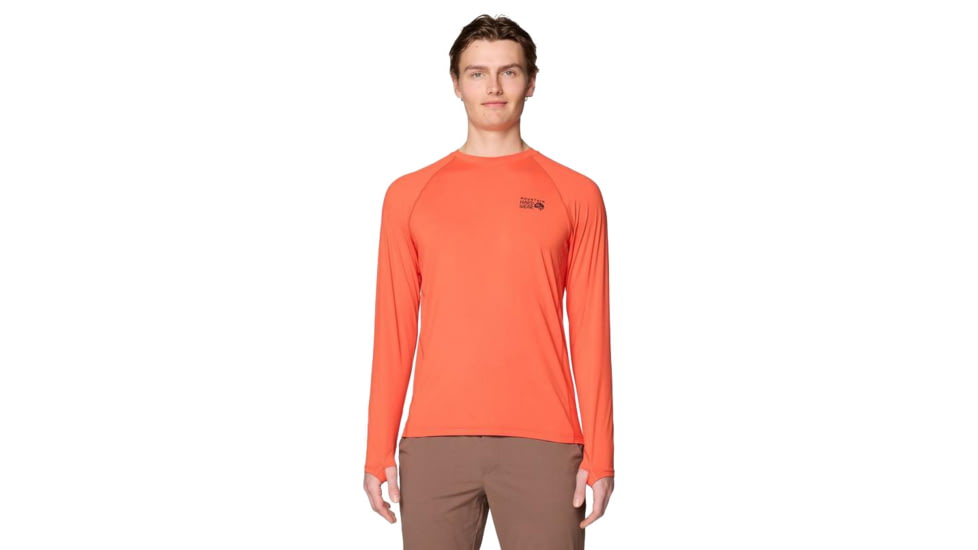 Mountain Hardwear Crater Lake Long Sleeve Tops - Men's, Aspect, XL, 1982421-640-XL