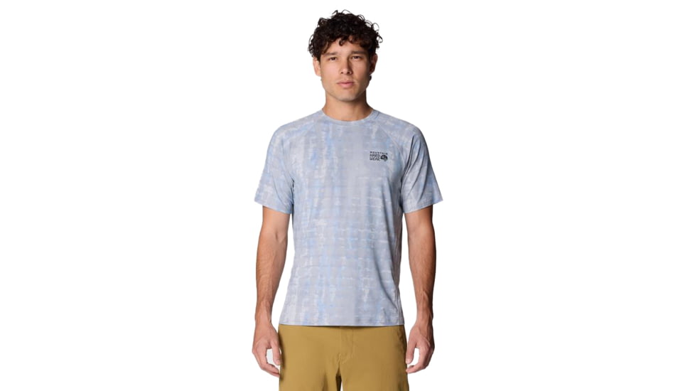 Mountain Hardwear Crater Lake Short Sleeve T-Shirt - Men's, Glacial Prismatic Print, XL, 1982431-098-XL