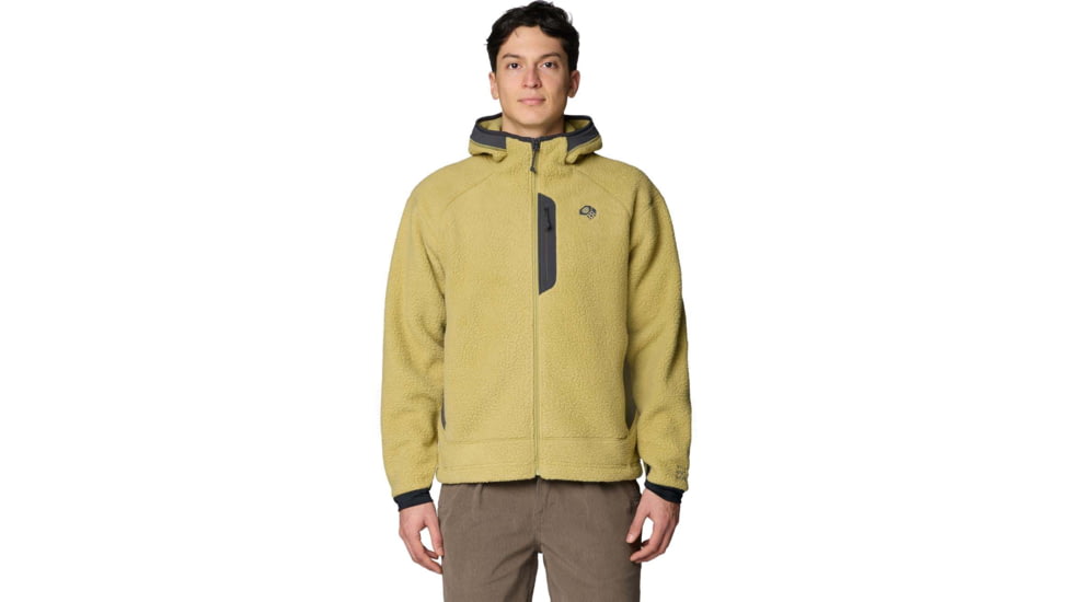 Mountain Hardwear Deep Drift Fleece Hoody - Men's, Forest Moss, L, 2166751335-335-L