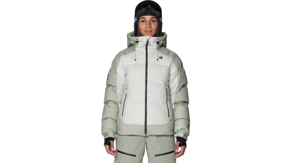 Mountain Hardwear Flow Factor Down Jacket - Women's, Silt Grey, Gamma Grey, XS, 2166511051-051-XS