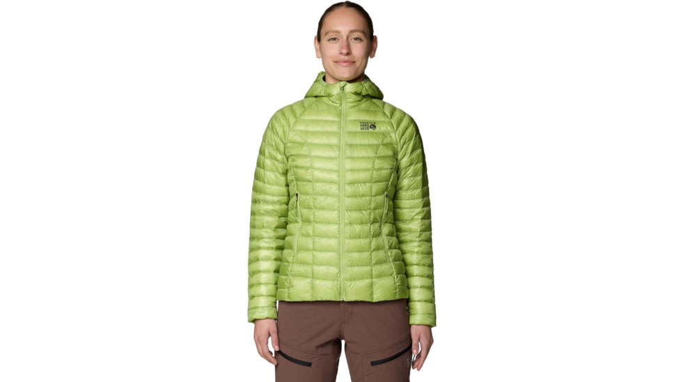 Mountain Hardwear Ghost Whisperer Hoody - Women's, Bright Lichen, L, 2104731363-363-L