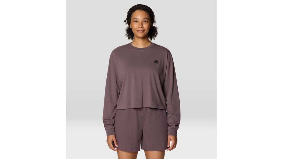 Mountain Hardwear Graphic LS Top - Women's, Purple Sage, XL, 2149611-574-XL
