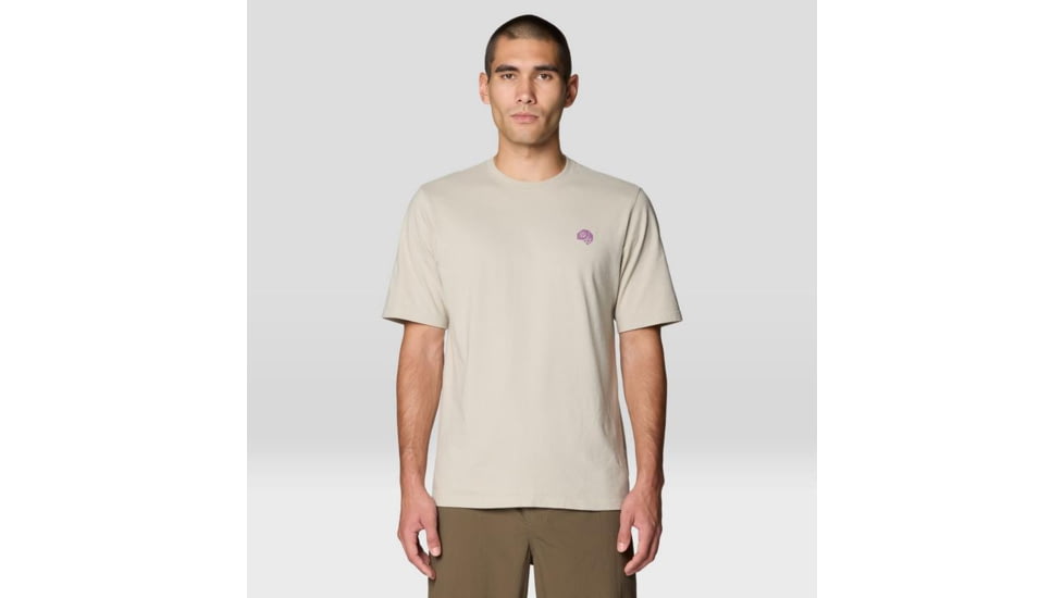 Mountain Hardwear Graphic SS Top - Men's, Oyster Shell, XS, 2149451-288-XS